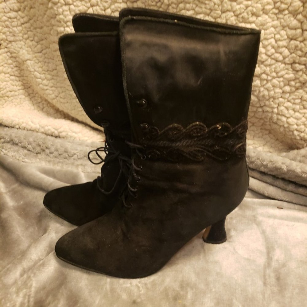 Black Lace Up Boot